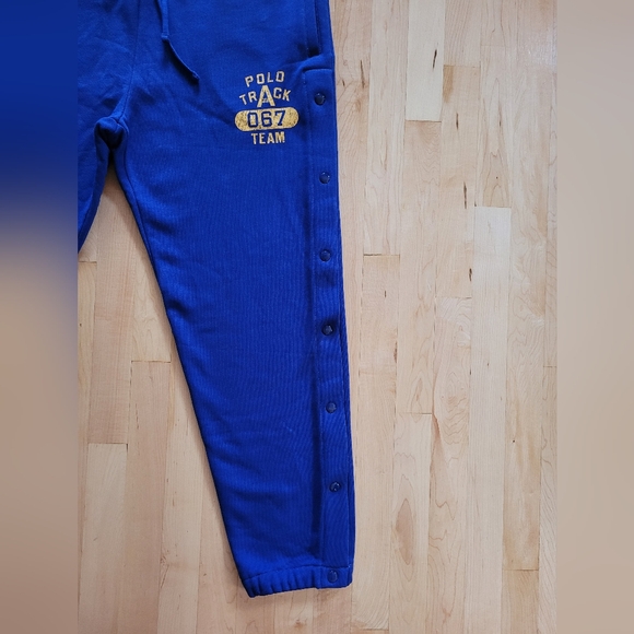 Polo Ralph Lauren Men's XXL Blue Sweatpants Tear Away Joggers Track Logo NWT - Picture 16 of 16